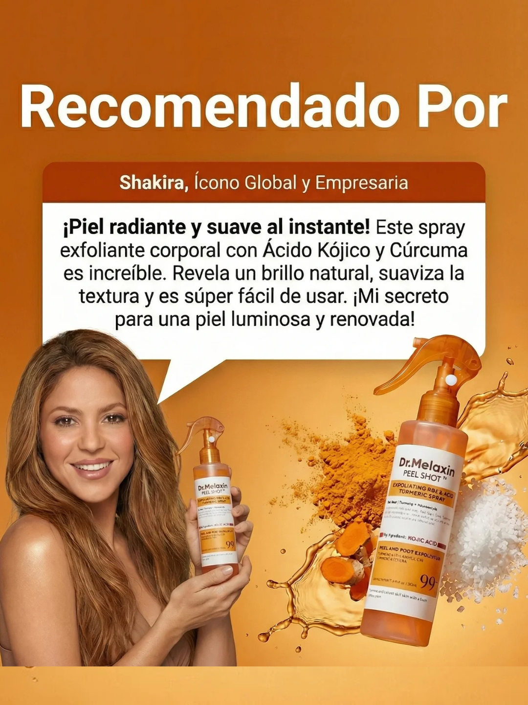 Dr. Melaxin Peel Shot Elimina Piel Muerta y Aclara Zonas Oscuras Ultimas 7 Unidades